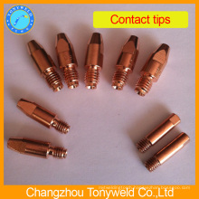Binzel copper weller welding tips